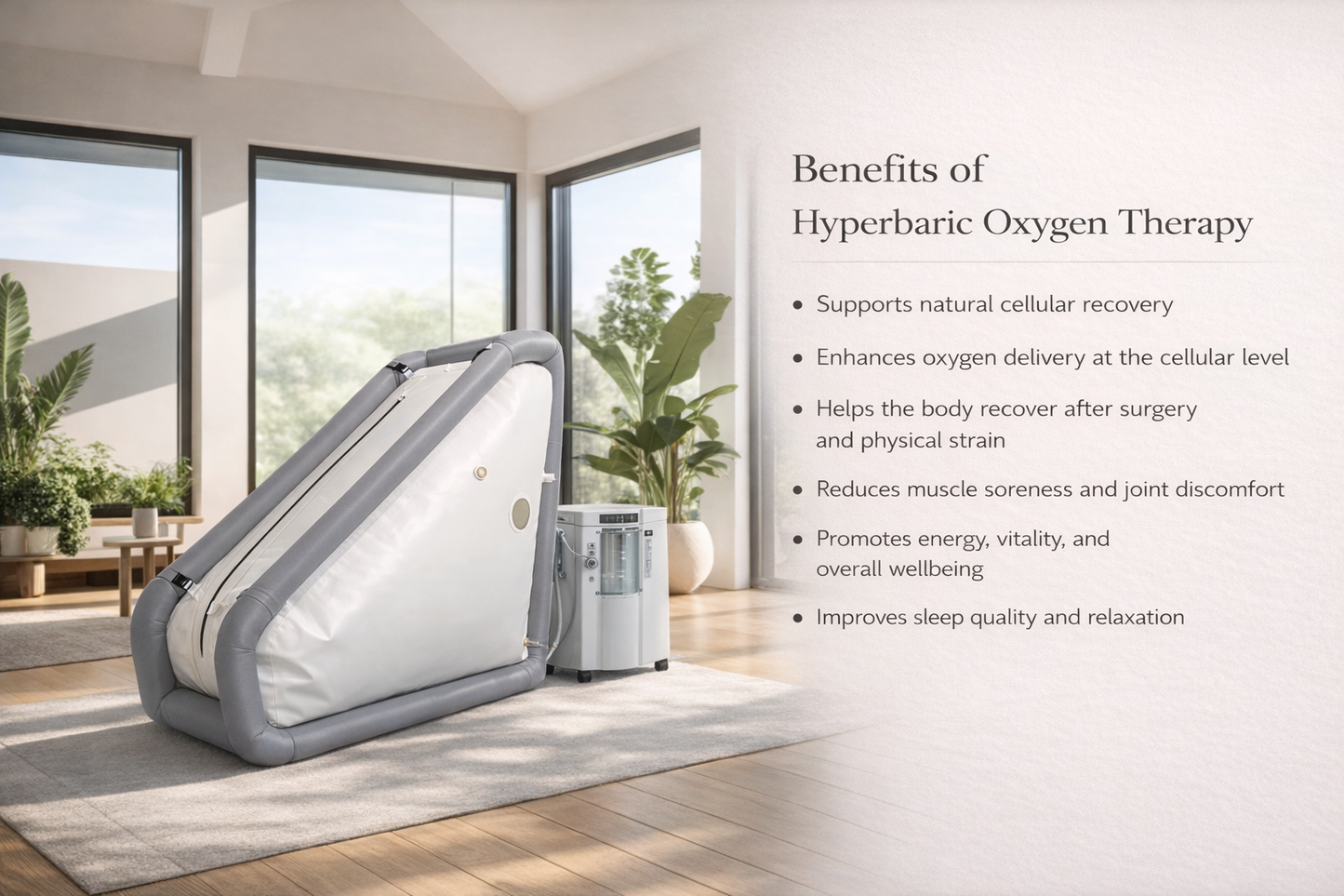 1.5ATA Portable Sitting Hyperbaric Oxygen Chamber
