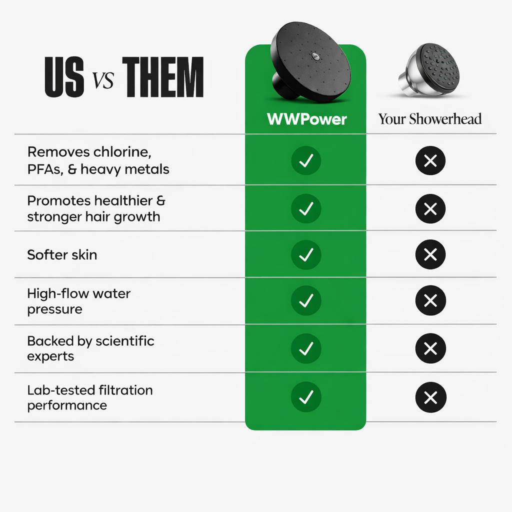 Premium High Pressure Filtered Shower Head