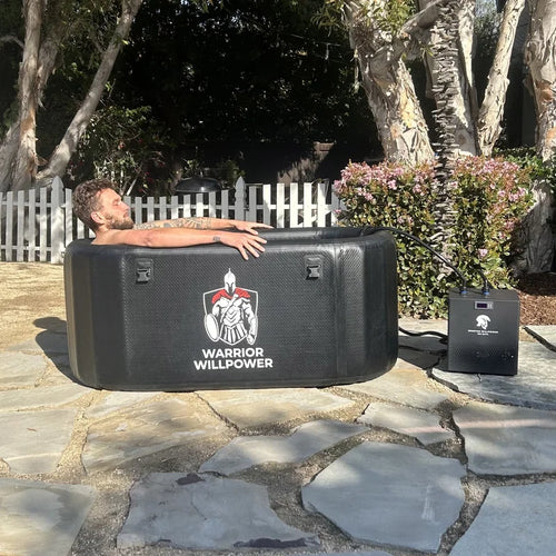 Warrior Pro 0.5 HP Water Chiller + XL Ice Bath Tub Bundle