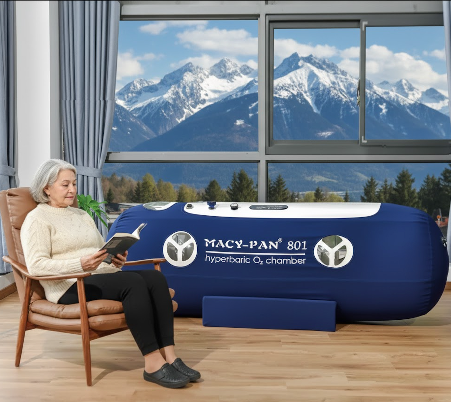 Macy-Pan Hyperbaric Oxygen Therapy Chamber Soft Lying Type - ST801